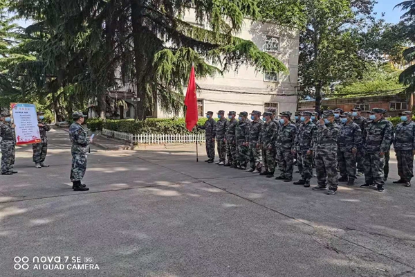 公司開展民兵點驗工作