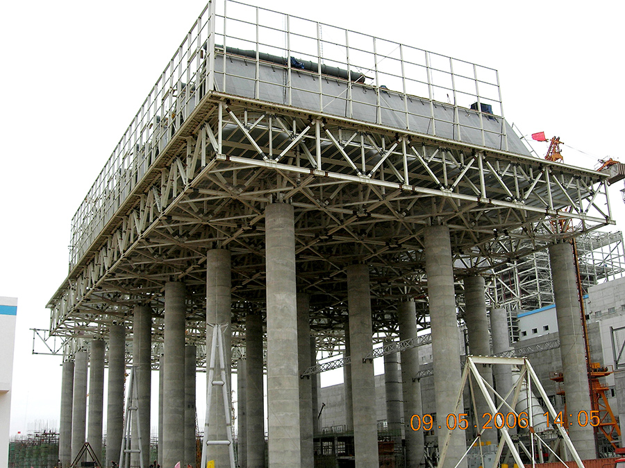 國華錦界電廠2×600MW空冷鋼結構